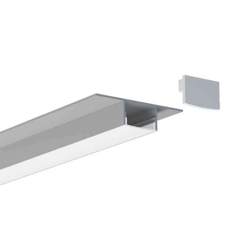 Plaster In LED Drywall Channel For 20mm Double Row LED Strip Lights